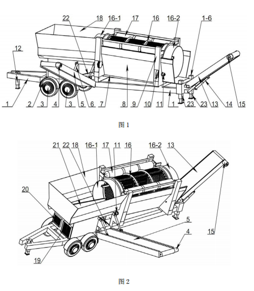 1504666156980018.png 移動式滾筒篩分機(jī)立體結(jié)構(gòu)示意圖