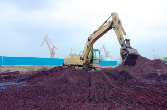 砷污染土壤修復(fù)案例現(xiàn)場